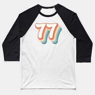 Number 77 Baseball T-Shirt